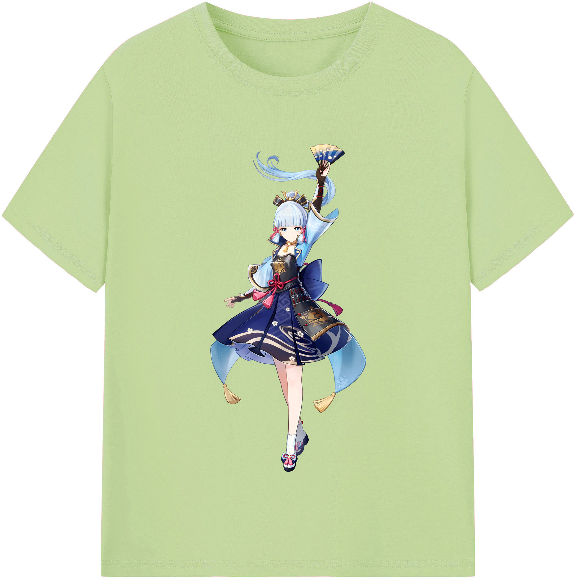 げんし神 神里綾華 神宮寺レン genshin Kamimiya Ren 綿100％半袖Tシャツ（フロントプリント）